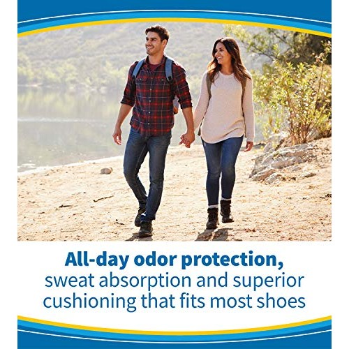 Dr. Scholl's Odor X Odor Fighting Insoles With Activated Charcoal, (1 Pair, P...