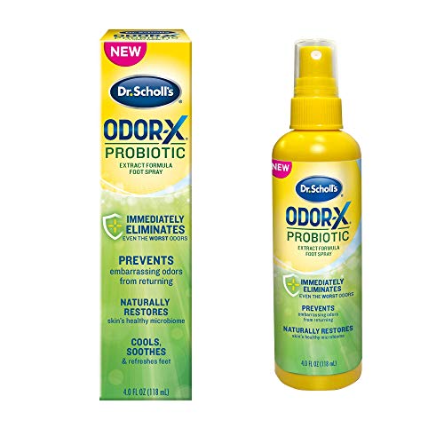 Dr. Scholl's Probiotic Foot Spray 4oz Immediately Eliminates and Prevents Odo...