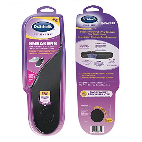 Dr. Scholl's Soft Cushioning Insoles for Sneakers, Superior Shock Absorption ...