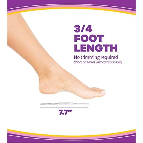 Dr. Scholl's Stylish Step High Heel Relief Insoles Size 6 - 10, Purple, 1 Pair