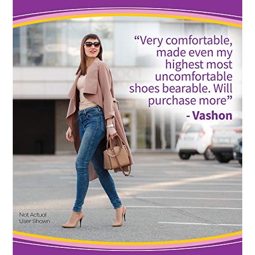 Dr. Scholl's Stylish Step High Heel Relief Insoles Size 6 - 10, Purple, 1 Pair