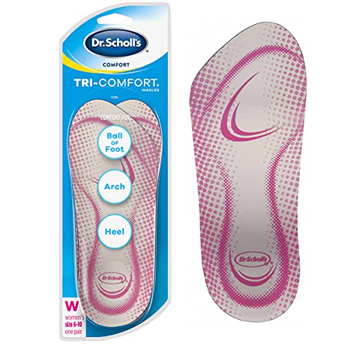 Dr. Scholl's Tri-Comfort Insoles - for Heel, Arch Support and Ball of Foot wi...