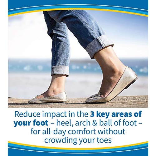 Dr. Scholl's Tri-Comfort Insoles - for Heel, Arch Support and Ball of Foot wi...