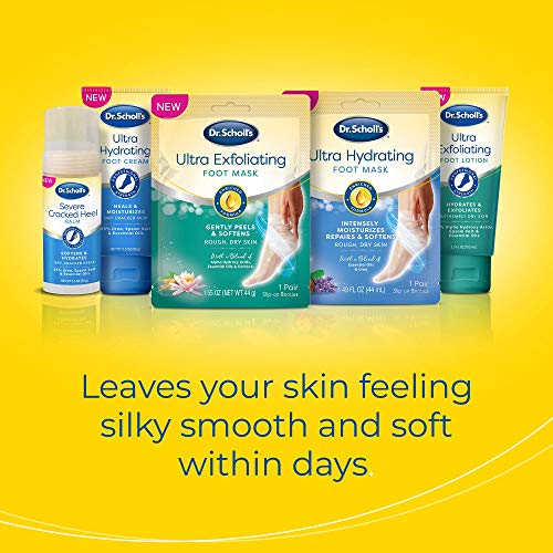 Dr. Scholl's Ultra Exfoliating Foot Peel Mask 3 Pack , Gently Peels and Softe...
