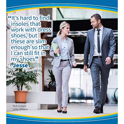 Dr. Scholl's ULTRA THIN Insoles // Massaging Gel Insoles 30% Thinner in the T...