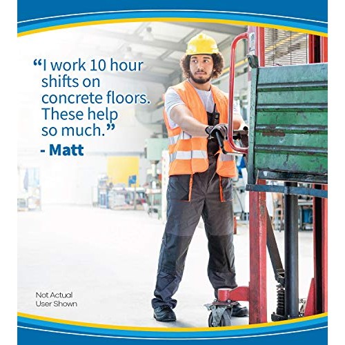 Dr. Scholl's Work Massaging Gel Advanced Insoles for Men Shoe Inserts