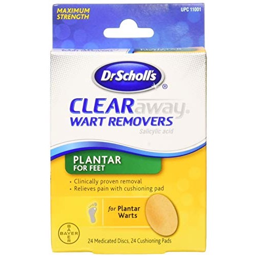 Dr. Scholl's Clear Away Wart Remover Plantar 24 Count (Pack of 3)