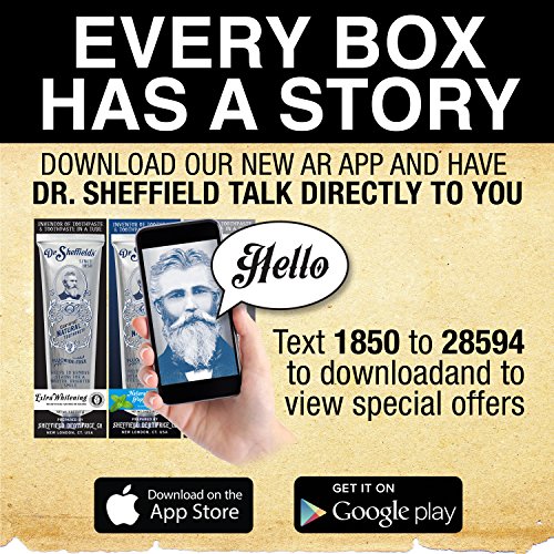 Dr. Sheffield’s Certified Natural Toothpaste (Extra-Whitening) - Great Tastin...