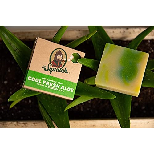 Dr. Squatch All Natural Bar Soap for Men, 5 Bar Variety Pack - Aloe, Cedar Ci...