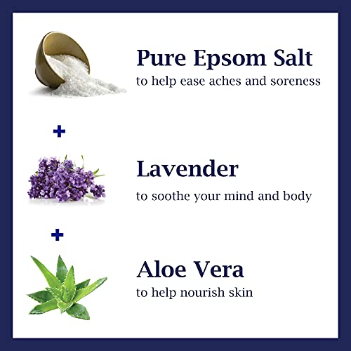 Dr Teal’s Foaming Bath with Pure Epsom Salt, Soothe & Sleep with Lavender, 34...