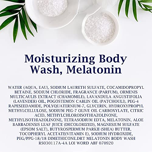 Dr Teal's Body Wash with Pure Epsom Salt, Sleep Blend with Melatonin, 24 fl o...