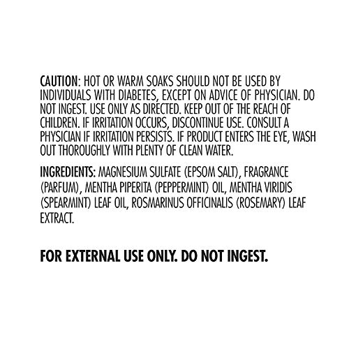 Dr Teal's Epsom Salt 4-pack (12 lbs Total) Wellness Therapy with Rosemary and...