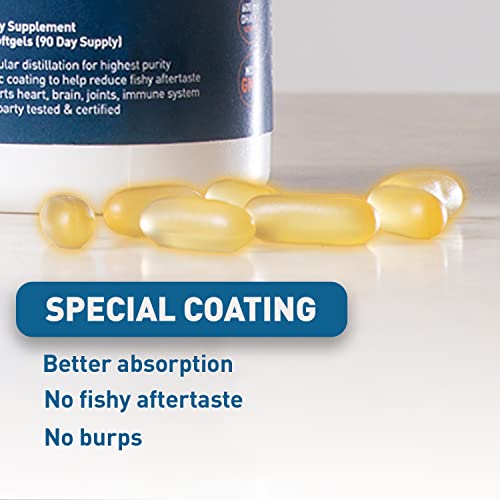 Dr. Tobias Omega 3 Fish Oil – Triple Strength Dietary Nutritional Supplement ...