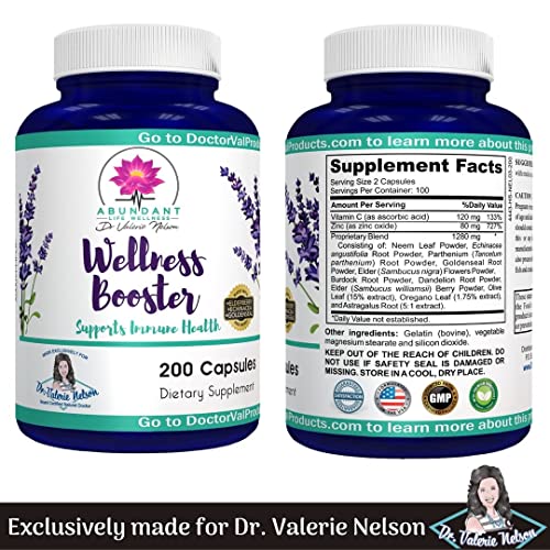 Echinacea Elderberry Goldenseal & More - 200 Caps - Wellness Boosters - by Dr...