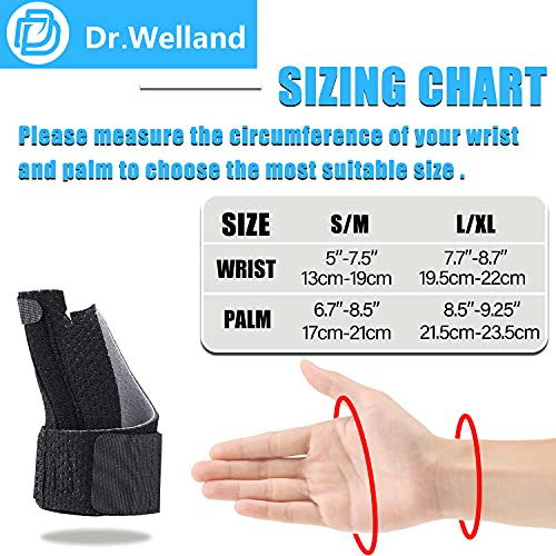 Dr.Welland Reversible Thumb & Wrist Stabilizer splint for BlackBerry Thumb, T...