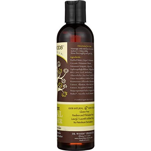Dr. Woods Shea Vision Tea Tree Liquid Facial Cleanser with Organic Shea Butte...