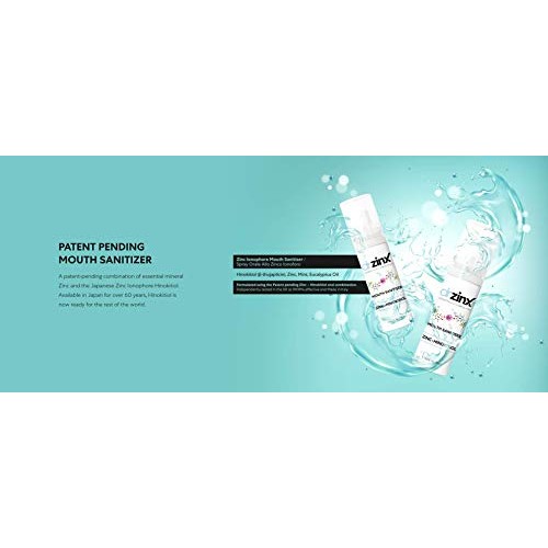 Dr ZinX Bad Breath Treatment, Long Lasting Vegan Zinc Spray, Breath Freshener...