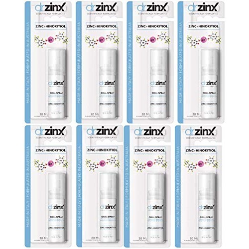 DrZinX Bad Breath Treatment 8 Pack Long Lasting Breath Freshener, Hydrating O...