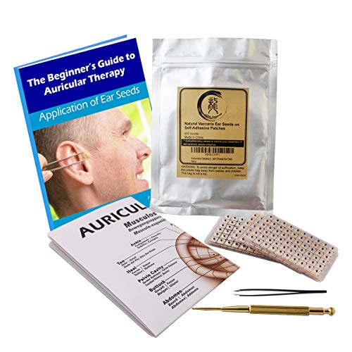 Multi-Condition Ear Seeds Acupuncture Kit 600 Counts, eBook Placement Chart, ...