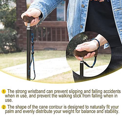 DRAGON CARBON Walking Cane/100% Carbon Fiber Portable Retractable Walking Sti...