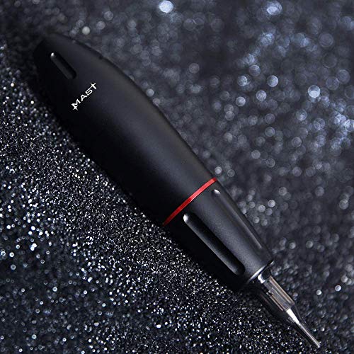 Dragonhawk Mast Pen Rotary Tattoo Machine Power Supply 20Pcs Wjx Cartridges N...