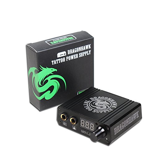 Dragonhawk Pro Complete Tattoo Pen Kit - Atom Lightweight Tattoo Pen Machine ...