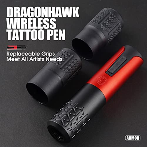 Dragonhawk X1 Rotary Wireless Tattoo Pen Machine Lcd Screen Display Replaceab...