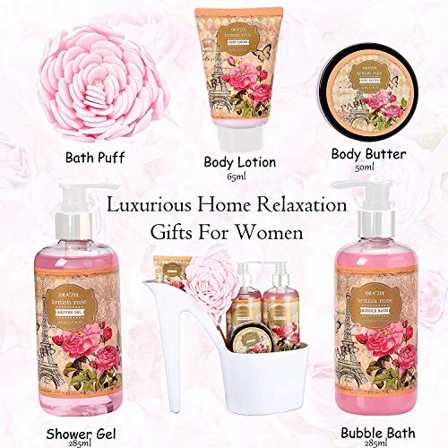 Draizee Spa Bath and Body Home Relaxation Fragrance Gift Basket Set for Woman...