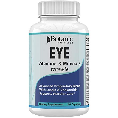 Eye Vitamins with Lutein and Zeaxanthin. Vision Care Supplements with Multivi...