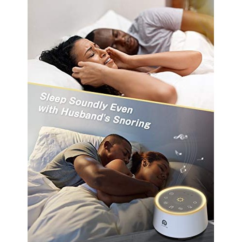 Dreamegg D1 Sound Machine - White Noise Machine with Baby Night Light for Sle...
