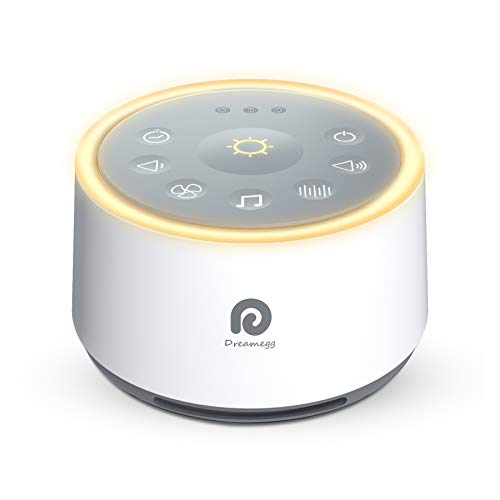 Dreamegg D1 Sound Machine - White Noise Machine with Baby Night Light for Sle...