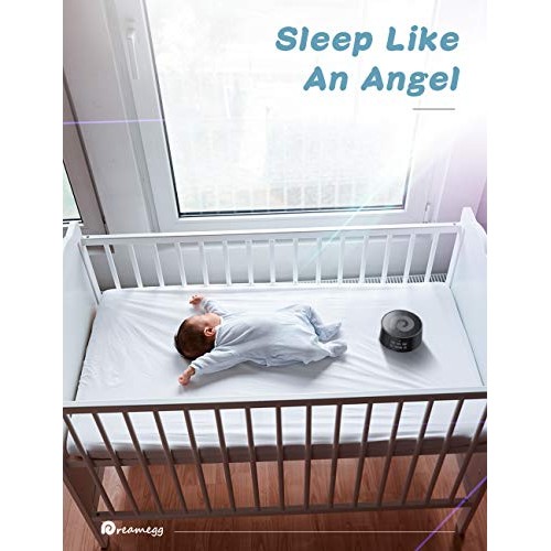 Dreamegg White Noise Machine - D3 Pro Sleep Sound Machine, Rechargeable Noise...