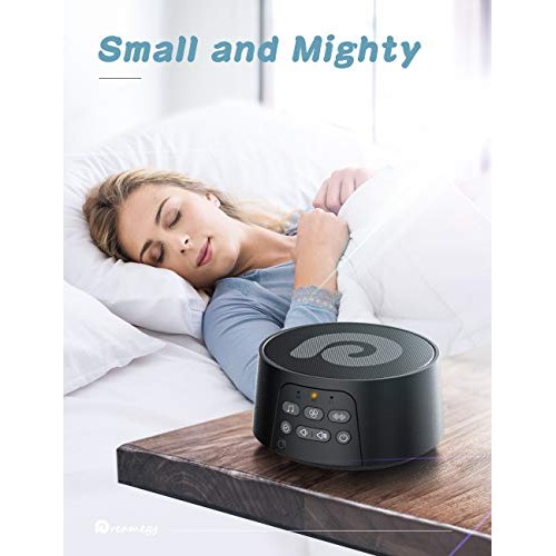 Dreamegg White Noise Machine - D3 Pro Sleep Sound Machine, Rechargeable Noise...
