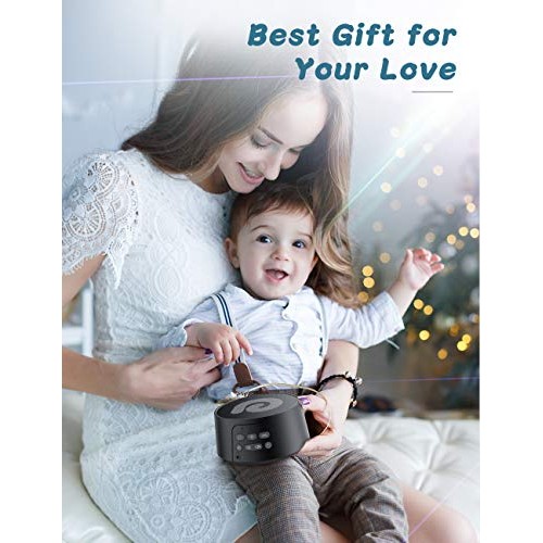 Dreamegg White Noise Machine - D3 Pro Sleep Sound Machine, Rechargeable Noise...