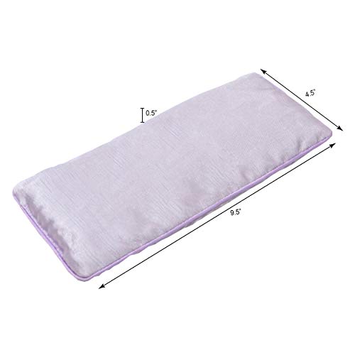 DreamTime Eye Pillow with Lavender Aromatherapy, Natural Herbal Mask, Purple ...