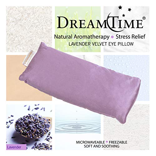 DreamTime Inner Peace Eye Pillow, Aromatherapy Lavender, Relaxation Mask for ...