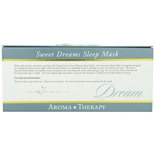 DreamTime Sweet Dreams Sleep Mask, Lavender Velvet