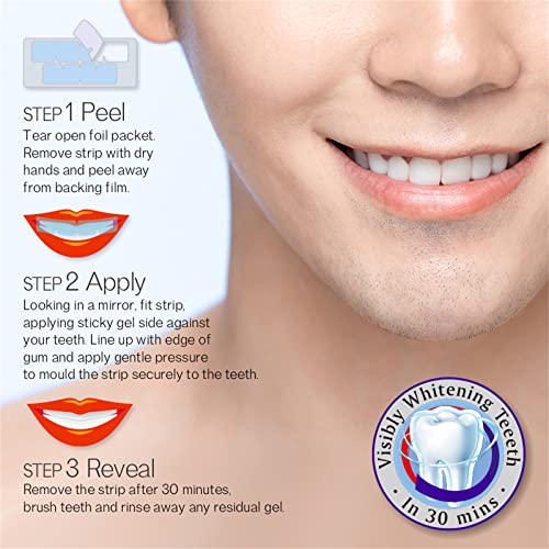 DREARK Teeth Whitening Strips, 7 Treatments White Strips Kit for Sensitive Te...