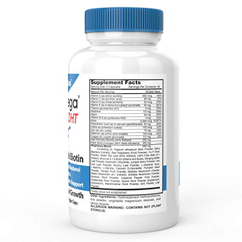 DrFormulas DHT Blocker for Men and Women | HairOmega Advanced Hair Growth Sup...