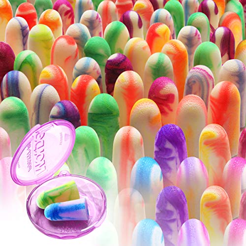 MOLDEX Sparkplugs Soft Foam Earplugs 50 Pairs Ear Plugs for Sleeping, Snoring...