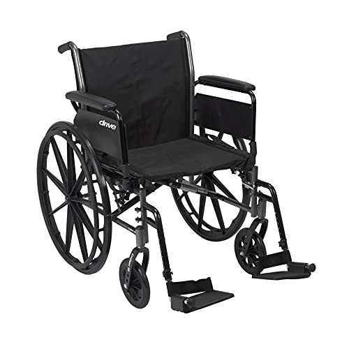 Drive Medical Cruiser III Light Weight Wheelchair with Various Flip Back Arm ...