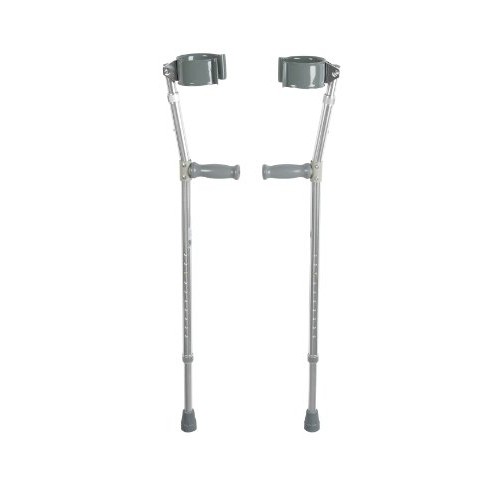 Drive Medical Forearm Crutch, Chrome, Bariatric (1-Pair)