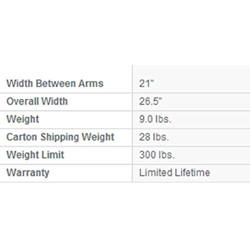 Drive Medical RTL12079 Handicap Grab Bar for Toilets, White