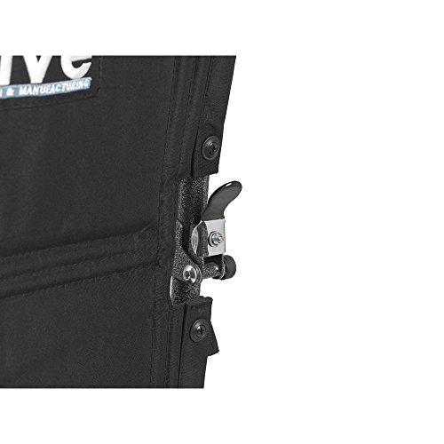 Drive Medical TR37E-SV Lightweight Folding Transport Wheelchair with Swing-Aw...