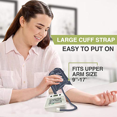 Blood Pressure Monitor Upper Arm - Fully Automatic Blood Pressure Machine Lar...