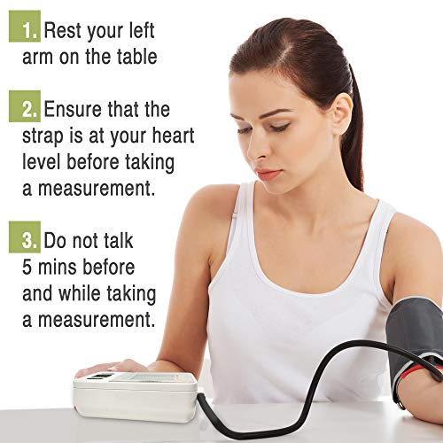 Blood Pressure Monitor Upper Arm - Fully Automatic Blood Pressure Machine Lar...