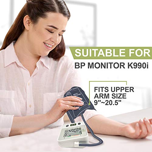Blood Pressure Upper Arm Large Cuff Strap - Use with BP Monitors by DrKea - A...