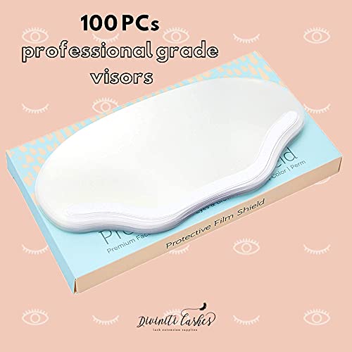 100 PCS Shower Shield I Plastic Eye Shield | Shower Visor for Adults | Eyelas...