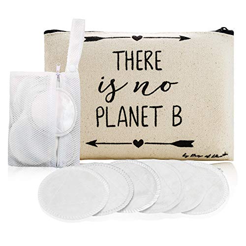 Reusable Makeup Remover Pads -Bamboo Holder, Laundry Bag & Travel Pouch - Was...