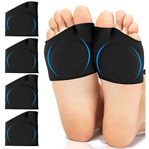 Metatarsal Sleeve with Gel Pads - 4 Pieces - Ball of Foot Cushions with Soft ...